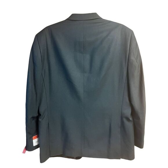 Adolfo Mens Slim Fit * Black * Blazer Sz 44 NWT - Picture 2 of 10